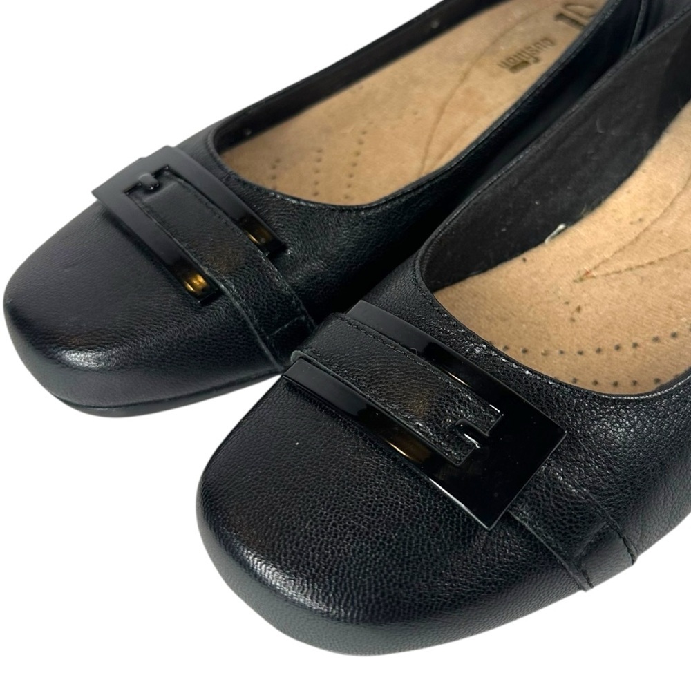 Clark’s Women’s Blanche West Leather Flats Size 7.5 - Picture 2 of 9